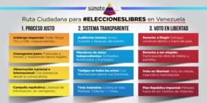 El ejercicio libre al sufragio debe ser prioridad según comunicado de la organización Súmate