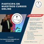 Opciones para crecimiento personal oferta el periodista y profesor Nerio García Terán