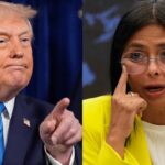 Trump amenaza a Delcy con consecuencias mayores que las de Maduro