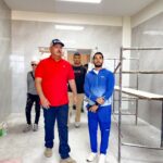 Gobernador Luis Caldera supervisa trabajos en hospital General del Sur Dr. Pedro Iturbe