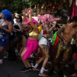 Asistencia turística masiva en Carnaval de Brasil