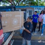 Alcaldía de San Francisco entrega acondicionadores de aire para la climatización de la E.B.N. Max Pineda