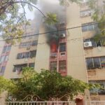 Acción conjunta de Bomberos de San Francisco y Seguridad Ciudadana evita tragedia en incendio registrado en Plaza del Sol