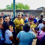 Diputado Maduro Guerra, gobernador Luis Caldera y alcalde Héctor Soto encabezaron despliegue territorial comunal en San Francisco