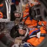La Nasa reporta que van “bien” los astronautas de Artemis mientras orbitan la Tierra