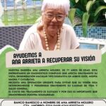 Servicio público: AYUDEMOS A ANA ARRIETA A RECUPERAR SU VISIÓN