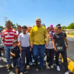 Gobernador Luis Caldera inspecciona asfaltado  en la circunvalación 3