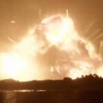 Explotó un cohete de Blue Origin en ensayo previo para una misión satelital