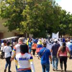 Concluye en Paraninfo de la Universidad del Zulia la marcha protesta de los trabajadores zulianos
