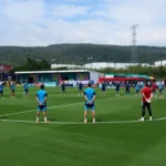 Selección de España guarda un minuto de silencio por víctimas del terremoto en Venezuela