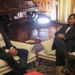Jorge Rodríguez y Dinorah Figuera acuerdan crear mesa técnica y política en Caracas