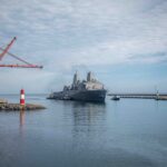 USS San Antonio llegó a La Guaira para reforzar ayuda humanitaria tras terremotos