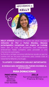 Servicio Público para que apoyemos a Kelly