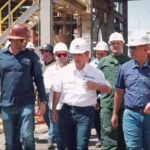 Vicepresidente sectorial de Obras Públicas y ministro de Energía Eléctrica inspeccionan planta TZ1 en Zulia
