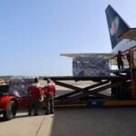 Cruz Roja recibe 42 t de ayuda humanitaria procedente de España