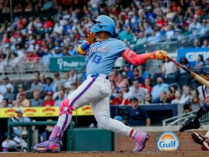 Acuña y Pérez lideraron la victoria de Atlanta