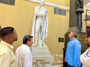 Rumbo a los 90 años: Gobernador Luis Caldera inspecciona el plan de restauración del Museo General Rafael Urdaneta